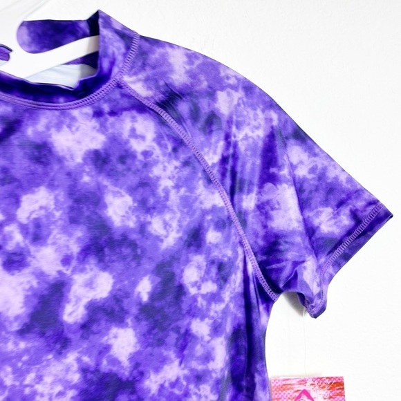Kanu Surf Purple Girls Swimming Rashguard Size XS Brand New UPF 50+ - Picture 3 of 6